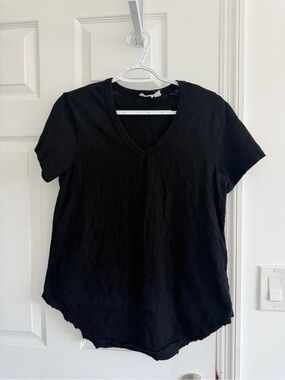 Wilt Black V-Neck Short Sleeve Tee